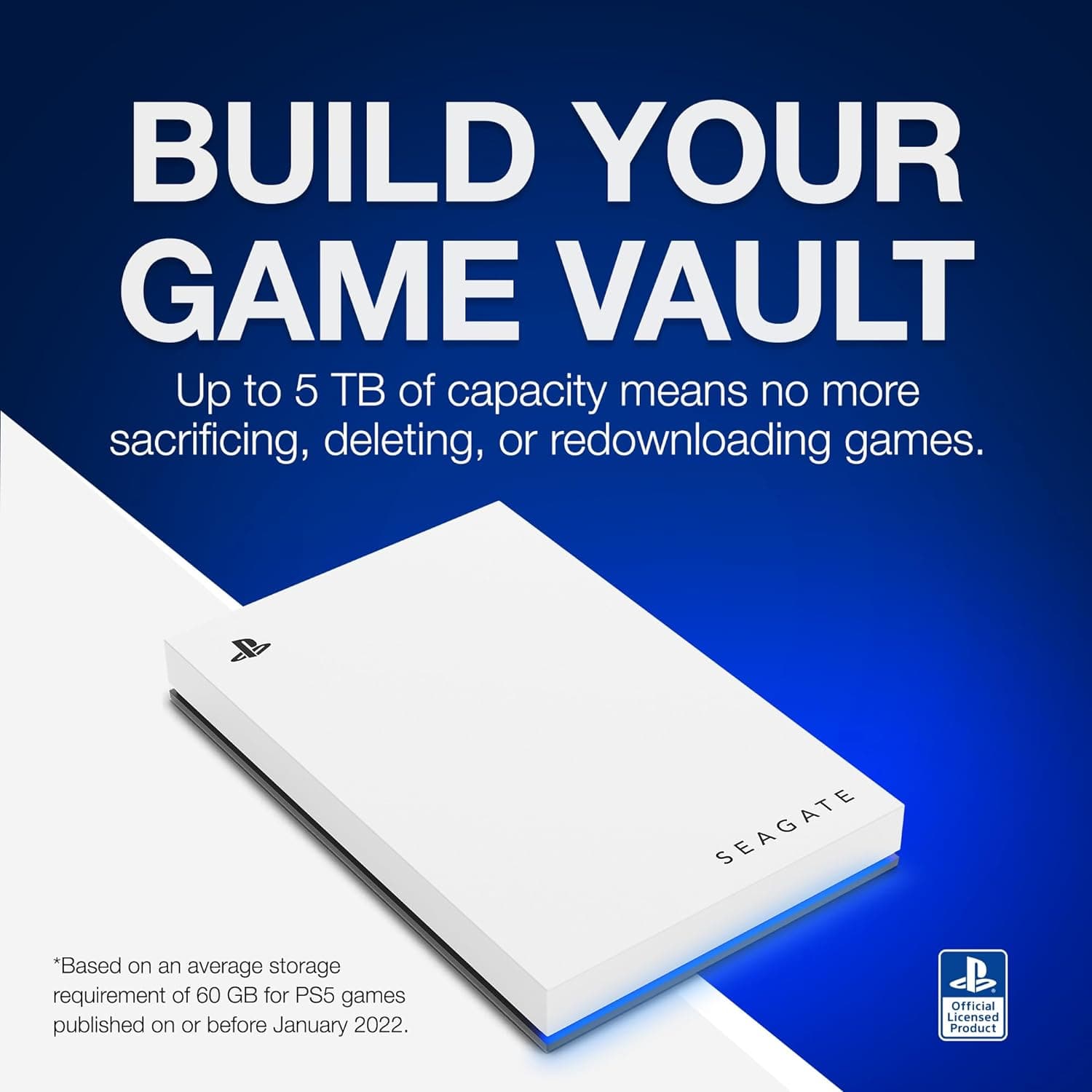 Buy Seagate,Seagate Game Drive for PS5, 5 TB, External HDD, USB 3.0, Officially Licensed, Blue LED (STLV5000200) - Gadcet UK | UK | London | Scotland | Wales| Near Me | Cheap | Pay In 3 | External hard drives